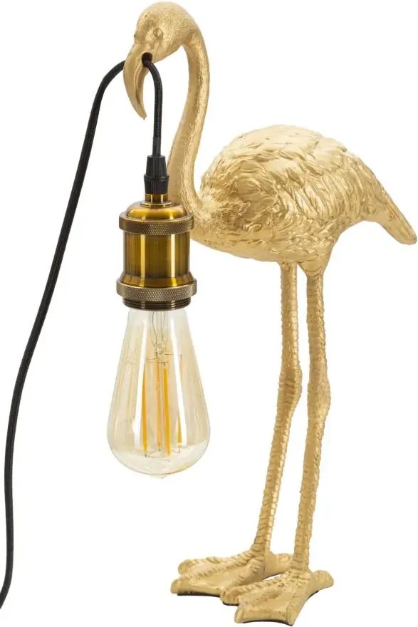 Stolná lampa Flamingo 39,5 cm zlatá