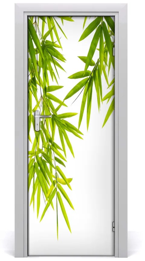 Fototapeta samolepiace listy bambusu 75x205 cm