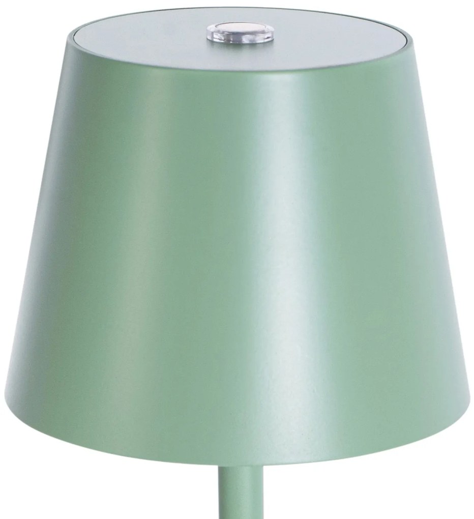 Toolight Toolight, dotyková LED nočná stolná lampa 5W, 3 farby svetla, USB napájanie, APP1368-T GREEN, svetlá zelená, OSW-08630