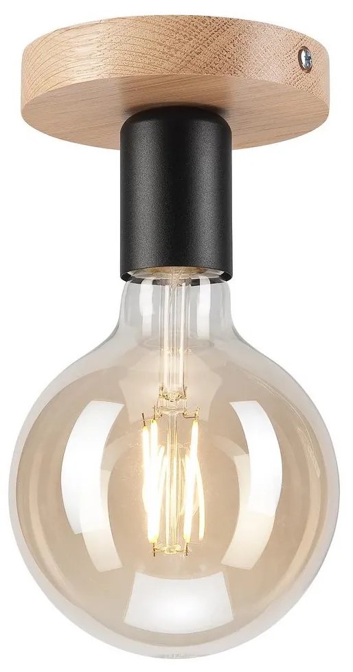 Prisadený luster VITO OAK 1xE27/60W/230V dub