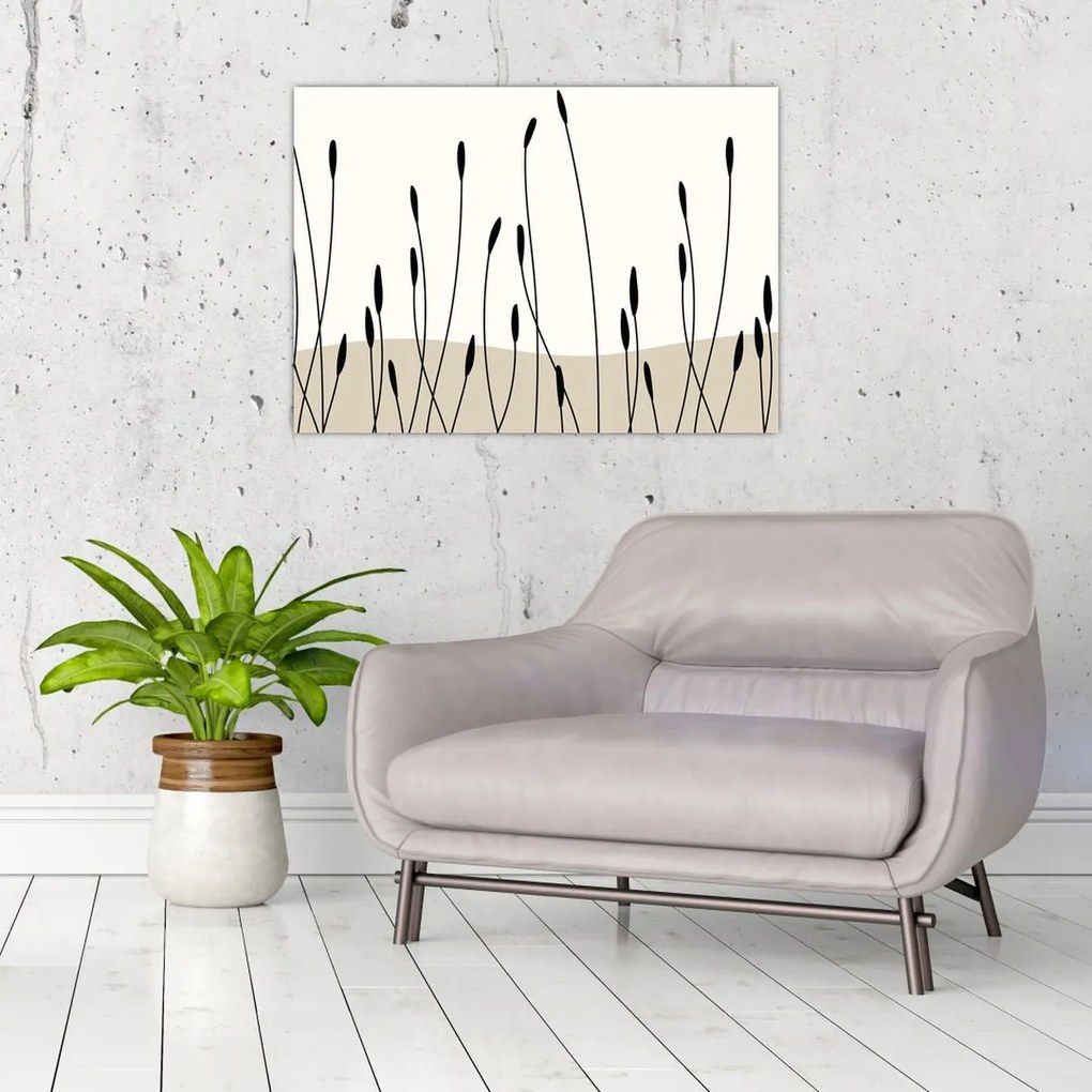 Obraz - Grafická lúka N⁰3 (70x50 cm)