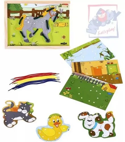 Woody Prešívacia krabička Zvieratká