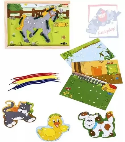Woody Prešívacia krabička Zvieratká