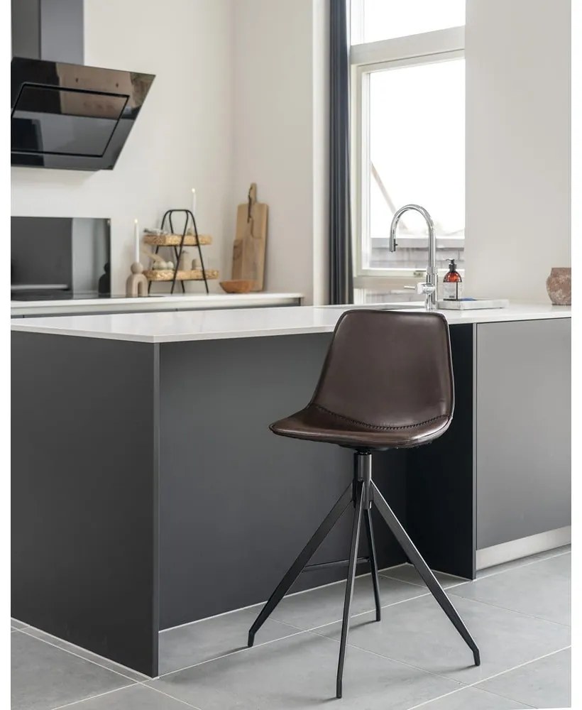 Tmavohnedé barové stoličky v súprave 2 ks 84 cm Monaco – House Nordic