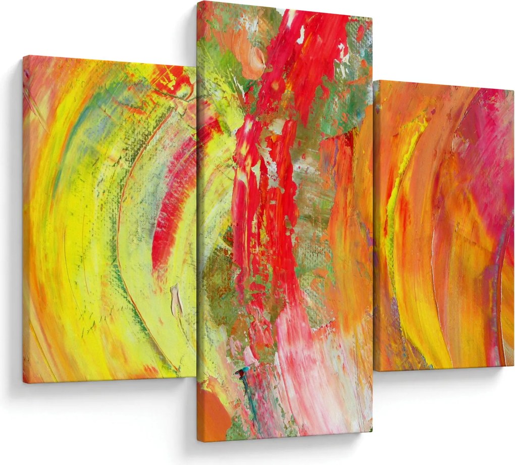 Obraz abstrakcie - maľba (90x60 cm)