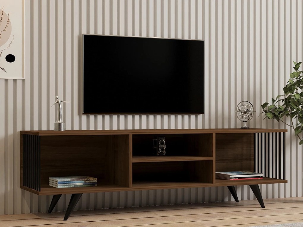 TV stolík Pibane (orech) . Akcia -28%. Vlastná spoľahlivá doprava až k Vám domov. 1095257