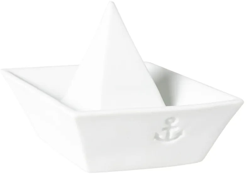 räder Porcelánová LED svietiaca lodička White