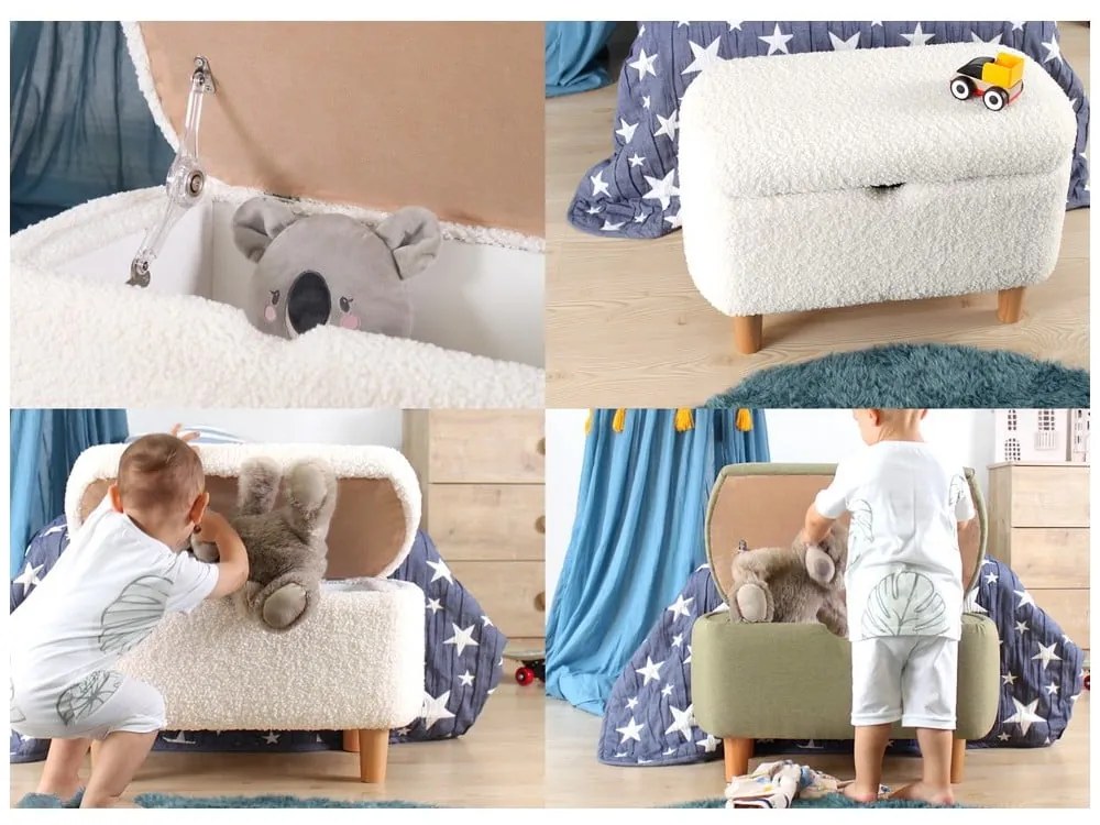 Svetlozelená detská lavica Moouv – Hanah Home