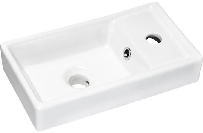 Závesná skrinka Casad Vedea so zápustným umývadlom 40 cm dub wotan/čierna