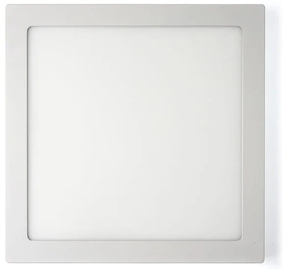 BERGE LED panel štvorcový prisadený - 24W - 230V - 1900Lm - teplá