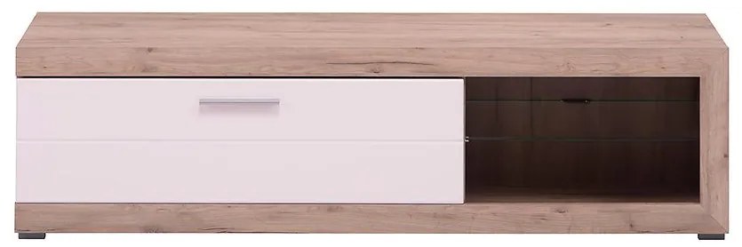TV stolík Remo šedá dub/biela11008810