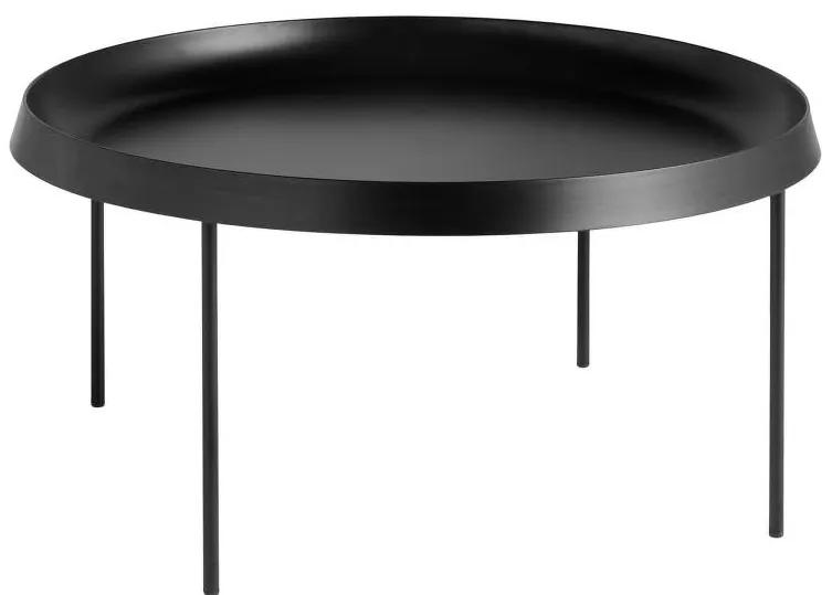 HAY Konferenčný stolík Tulou Ø75x35, black
