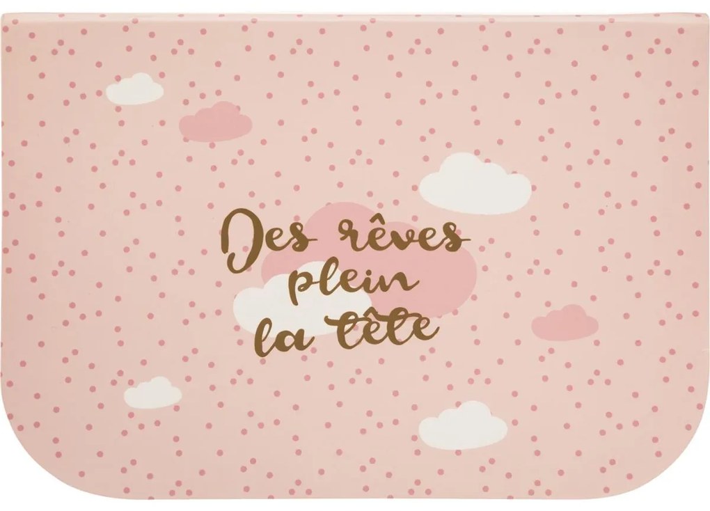 Detský kufrík Mia, sada 3ks, ružová