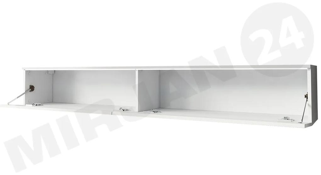 TV stolík/skrinka Dilune 180 (dub votan + biely lesk) (osvetlenie led biele). Vlastná spoľahlivá doprava až k Vám domov. 1053810