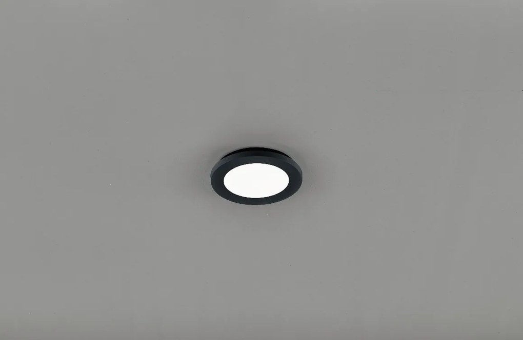 CAMILLUS R 17 | Stropné LED svietidlo s postupným stmievačom Farba: Čierna