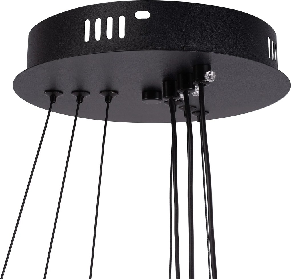 Toolight Toolight, LED stropné osvetlenie 46cm, G040-3CP, čierna, OSW-06307