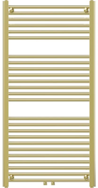 Mexen Mars, vykurovacie teleso 1200x600 mm, 487 W, zlatá lesklá, W110-1200-600-00-50
