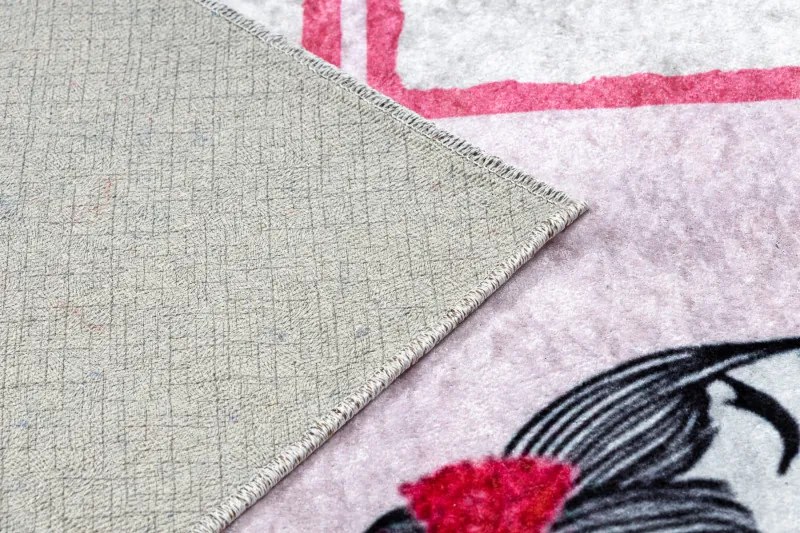 Dywany Łuszczów, Detský kusový koberec Junior 51828.802 Ballerina pink, 120x170, ružová, detská izba