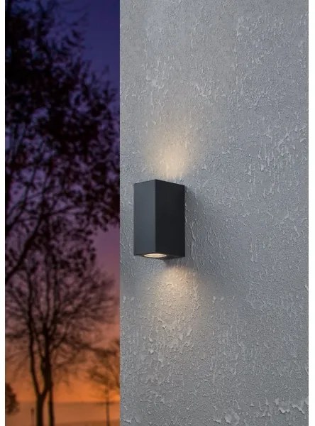 Eglo 900276 - LED Vonkajšie nástenné svietidlo JABAGA 2xGU10/4,6W/230V IP44