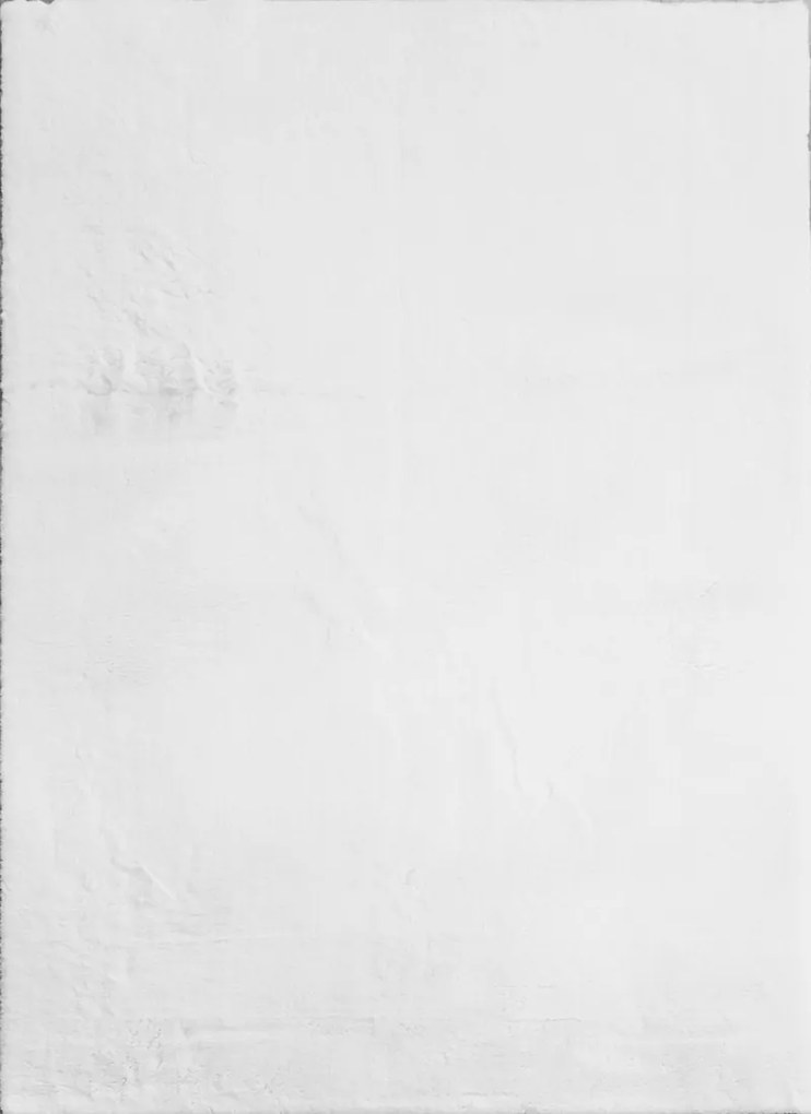 Koberec Cozy 1453 biely obdĺžnikový – polyester 16 mm vlas Rozmer: 40x60 cm