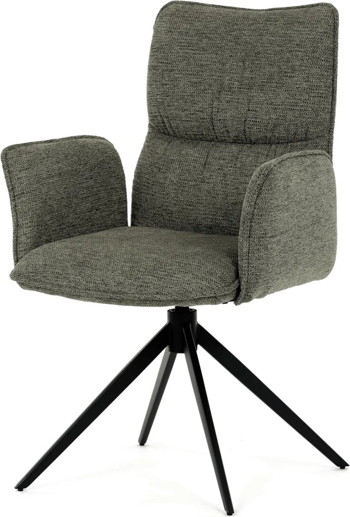 Jedálenská stolička látka/kov DCH-D1328 Farba: Zelená