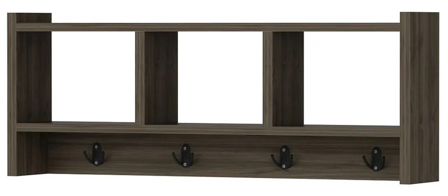 Nástenný vešiak Midnight Walnut