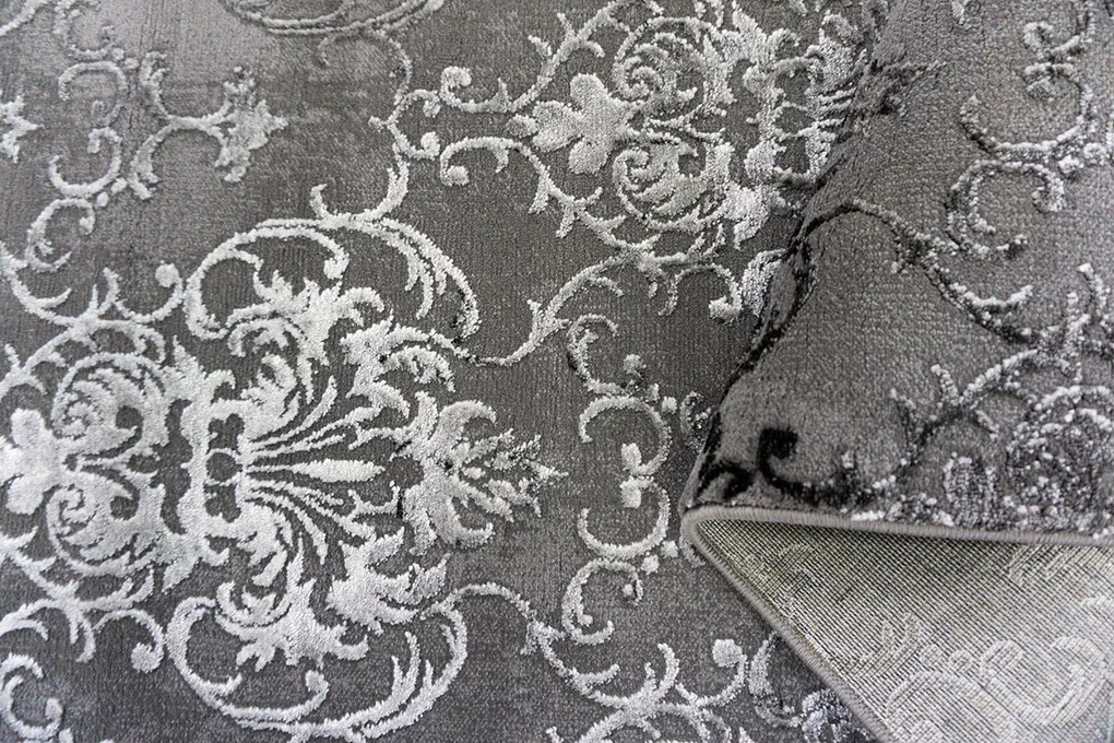 Berfin Dywany, Kusový koberec Elite 23282 Grey, 80x150, šedá, obývacia izba