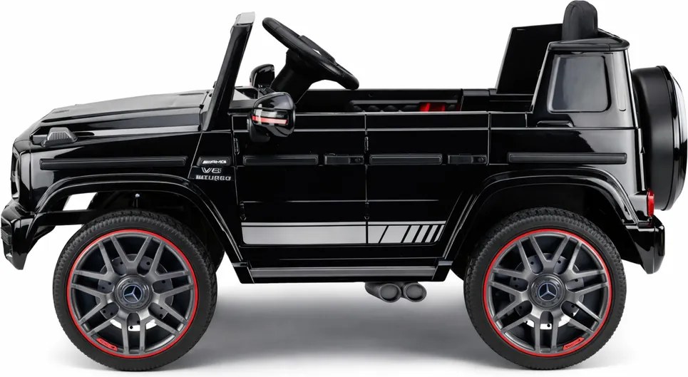 LEAN CARS Elektrické autíčko Mercedes AMG G 63 čierne lakované