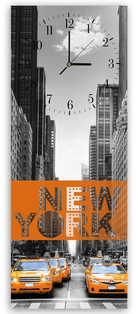 Gario Hodiny na stenu New York Rozmery: 30 x 90 cm