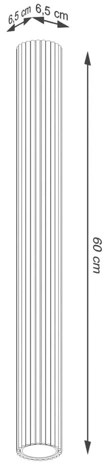 Bodové svietidlo v zlatej farbe Gleam – Sollux