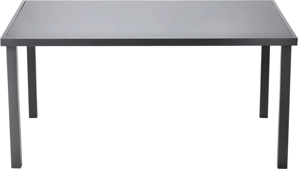 CH Záhradný hliníkový stôl so sklenenou doskou Sten