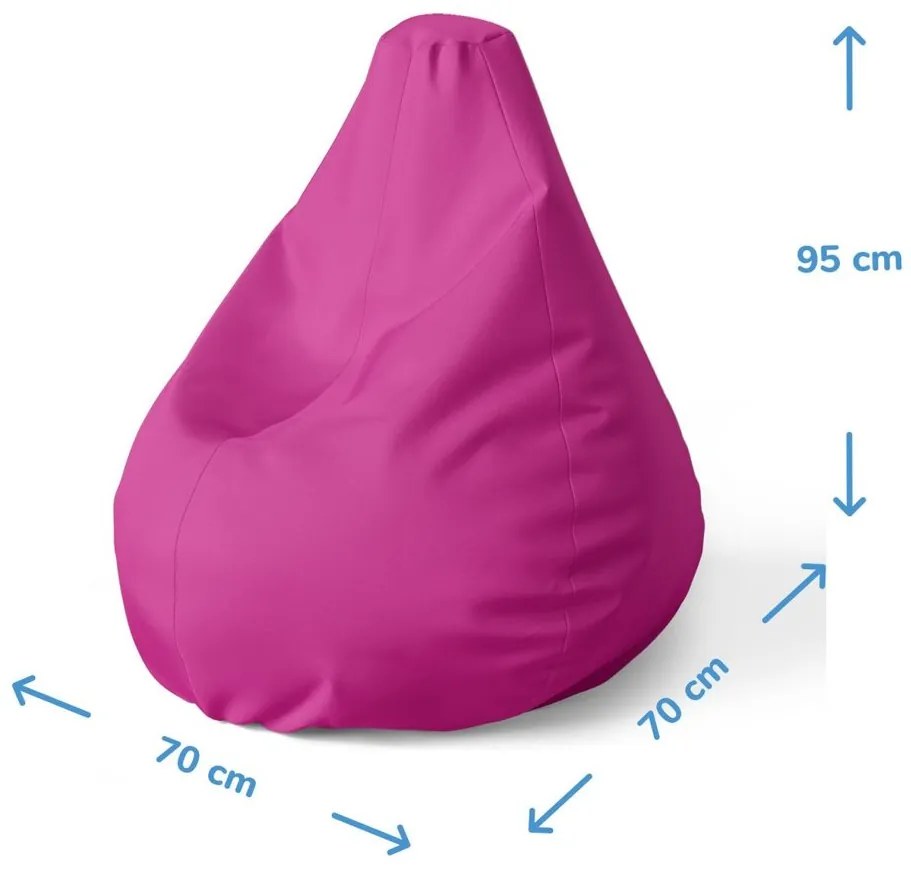 Sedací vak Pear biele lístky - detský, sivá