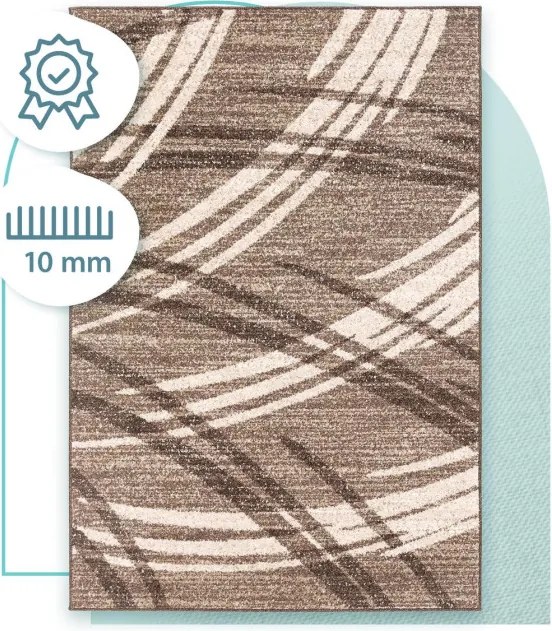 Koberec Sari K197A svetlohnedý