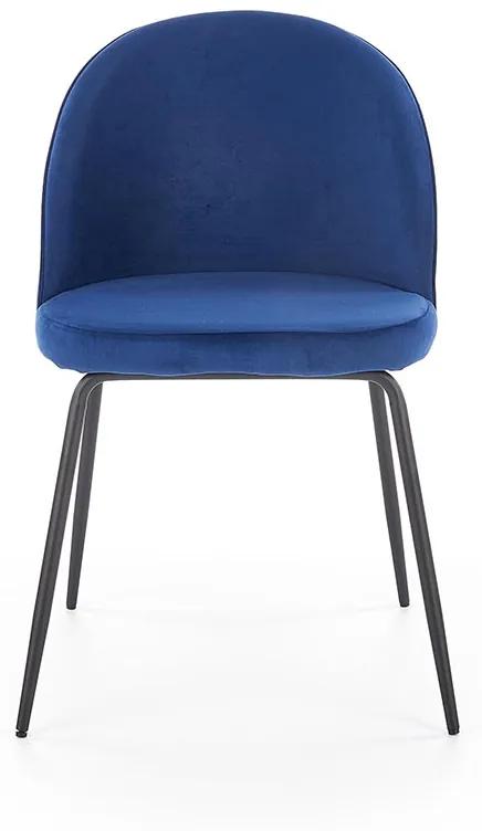 Jedálenská stolička K314 - granátová / čierna