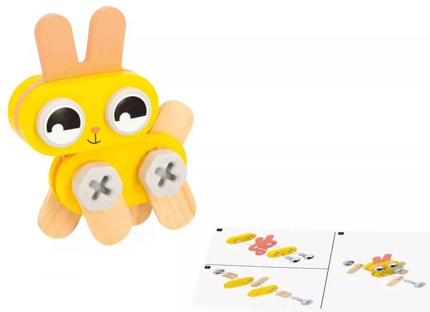 BricoKids - 3 malé zvieratká na zostavenie