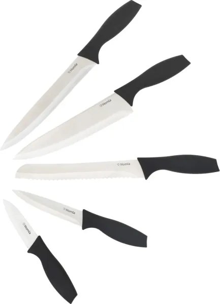 Sada piatich nožov SKAT čierna AW22 834887