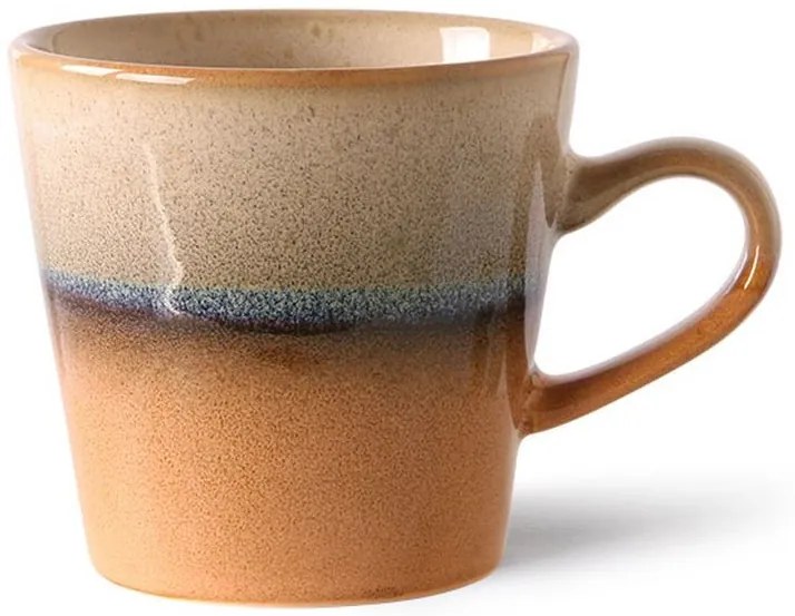 Farebný retro hrnček na Americano 70s tornado - 11 * 8,5 * 8cm / 260ml