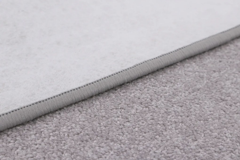 Vopi koberce Kusový koberec Eton šedý ovál - 120x170 cm