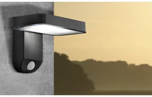 Eglo 98191 -LED Solárne nástenné svietidlo so snímačom PASTION LED/4,5W/3,7V IP44