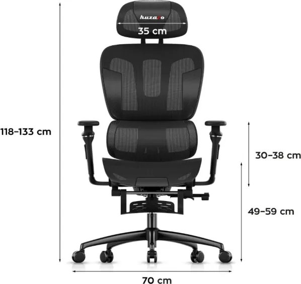 Herná stolička Combat 7.9 Black