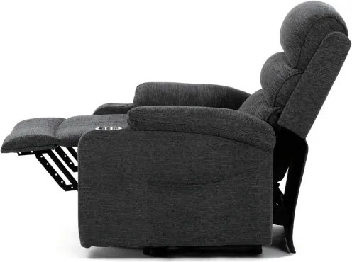 Polohovacie kreslo sivé, elektrické TV-S8348 GREY2