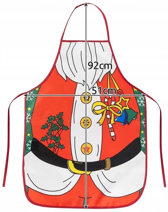 Ruhhy 22683 Vianočná zástera Santa Claus