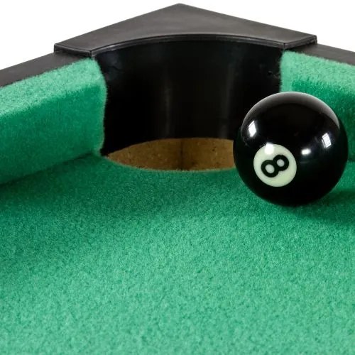 Mini biliardový stôl GamesPlanet® MICRO, čierny