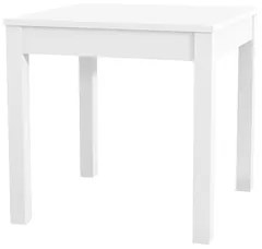 Štvorcový stôl ARIES biely