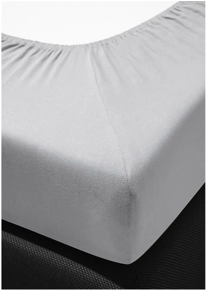 Bierbaum saténová plachta Grau - svetlo siva - 90x200 cm