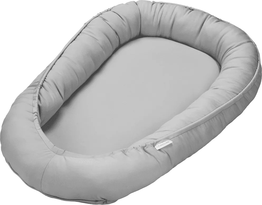 Hniezdo pre bábätko svetlo šedá 83x54cm