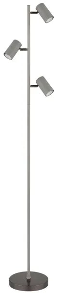Globo 57911SS - Stojacia lampa ROBBY 3xGU10/5W/230V šedá