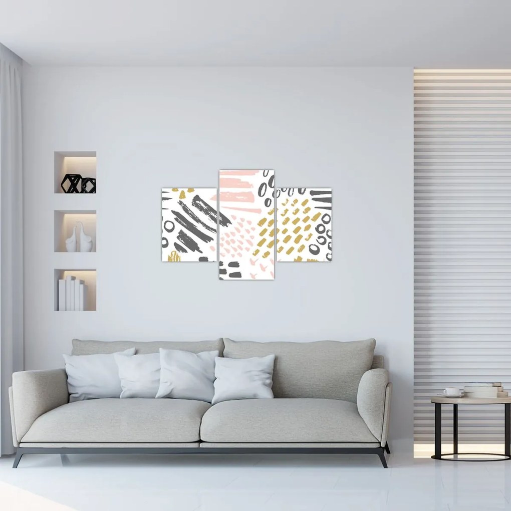 Obraz - Abstraktné ťahy (90x60 cm)