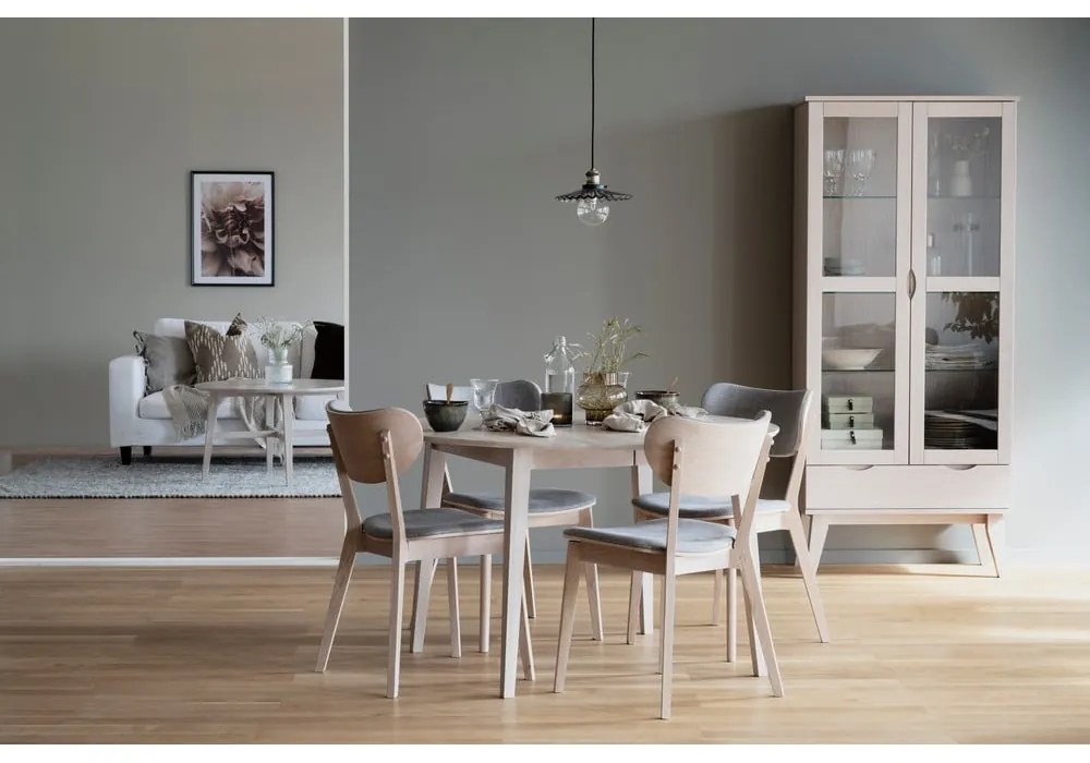 Sivé jedálenské stoličky v súprave 2 ks Kato - Rowico