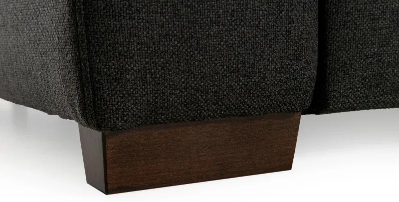 Rozkladacia pohovka na každodenné spanie ONE, 140, tm. šedá (jazz - 22 graphite)